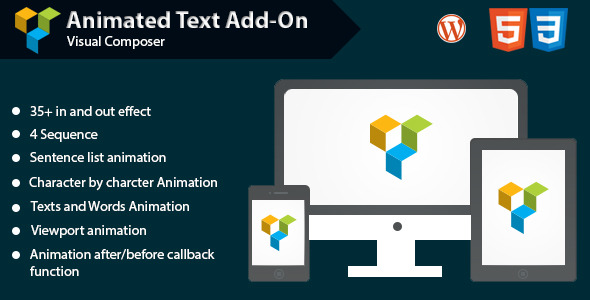 Animated Text Add-on for WPBakery Page Builder