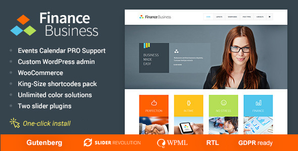 Finance Business - Company Office Corporate Theme