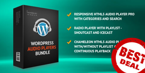 HTML5 Audio Players WordPress Plugins Bundle