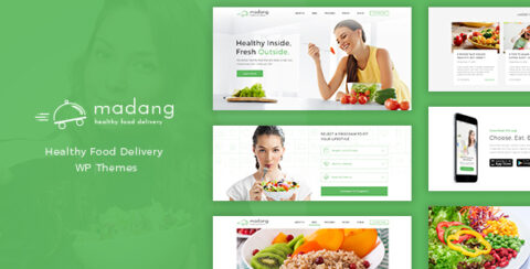 Madang - Healthy Food Delivery Nutrition WordPress Theme