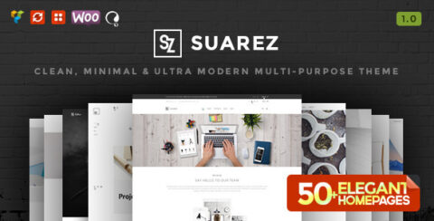 Suarez - Clean, Minimal & Modern Multi-Purpose WordPress Theme
