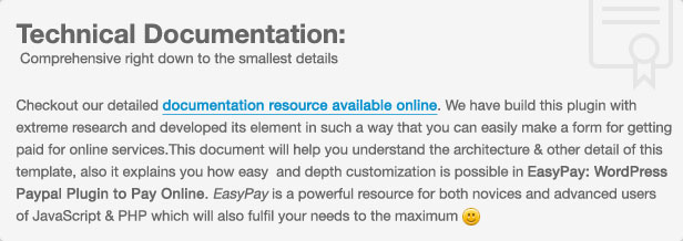 EasyPay: WordPress Paypal & Stripe Plugin to Pay Online - 1