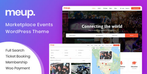 Meup - Event Marketplace WordPress Theme