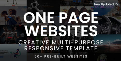This One - One Page Responsive Website Template