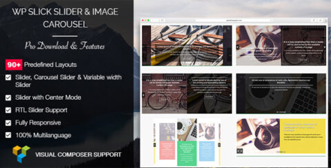 WP Slick Slider and Image Carousel Pro Plus WPBakery Page Builder Support