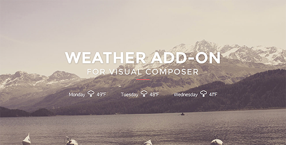 Weather for Visual Composer
