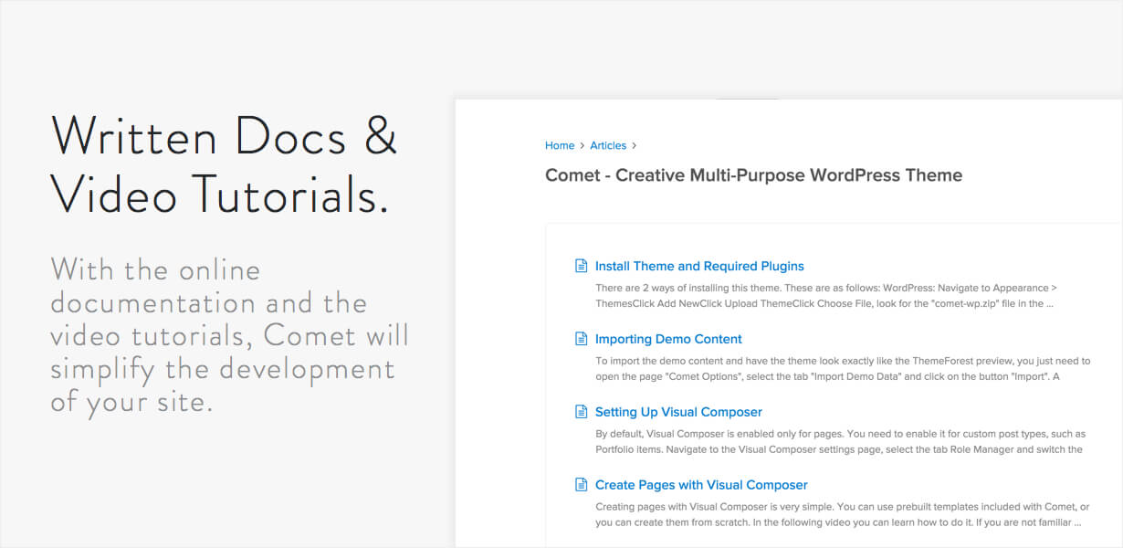 Comet - Creative Multi-Purpose WordPress Theme - 9