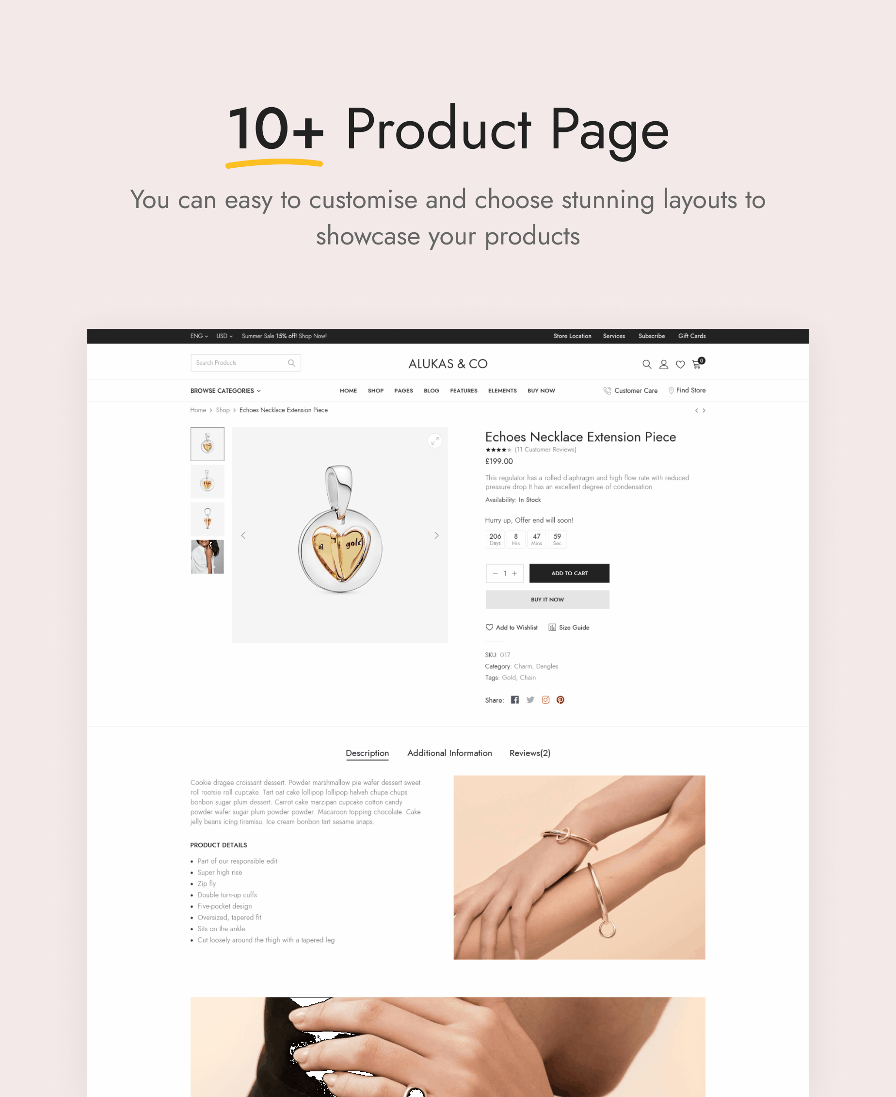 Alukas - Modern Jewelry Store WordPress Theme
