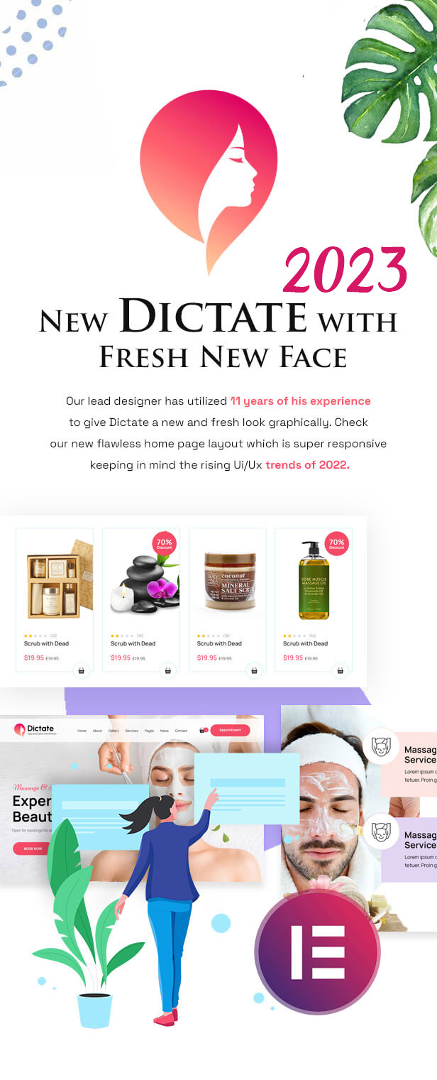 Get Appointments with Dictate - Responsive Spa and Salon Theme - 2