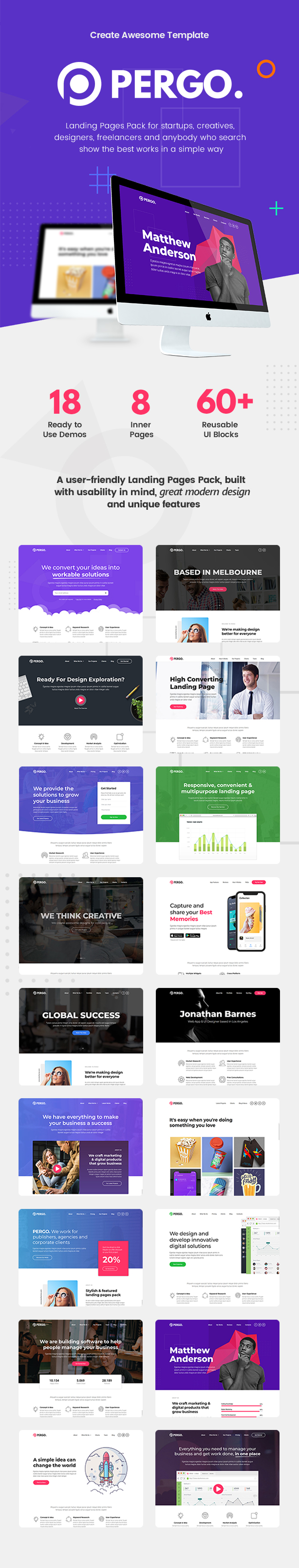 Pergo - Multipurpose Landing Page Theme for App, Product, Construction & Business Marketing Website - 3