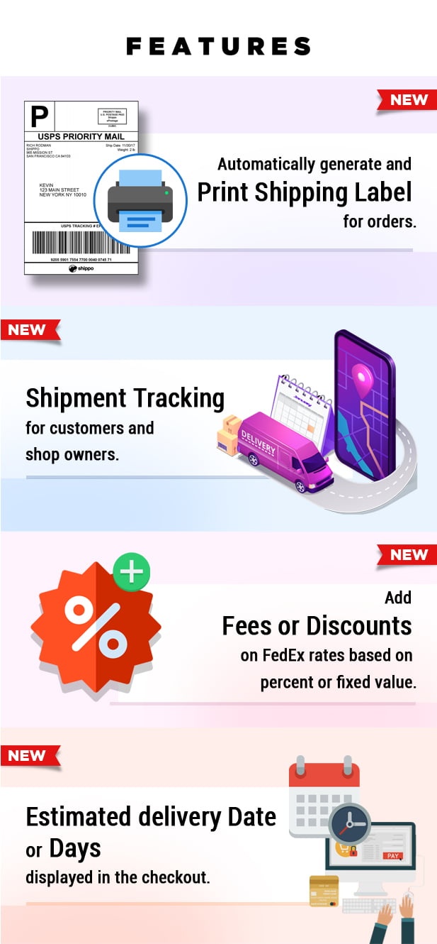 WooCommerce FedEx Shipping Pro - Live Rates, Print Label & Tracking - 4