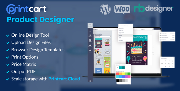 Printcart Product Designer | WooCommerce WordPress