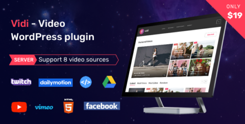 Vidi - Video WordPress Plugin
