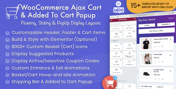 WooCommerce Ajax Cart & Added To Cart Popup - Floating/Sliding/Popup All in One Cart/Checkout Plugin
