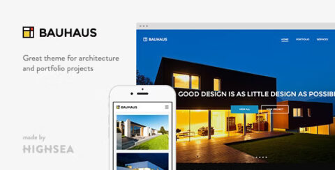 Bauhaus - Architecture & Portfolio WordPress Theme