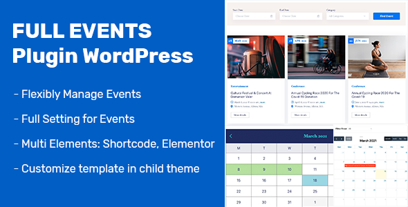 FullEvents - Event Plugin WordPress