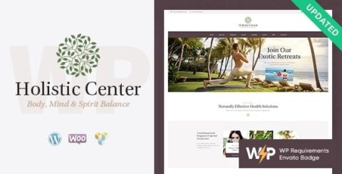 Holistic Center - Wellness and Spa Salon WordPress Theme