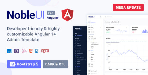 NobleUI - Angular 14+ Admin Template