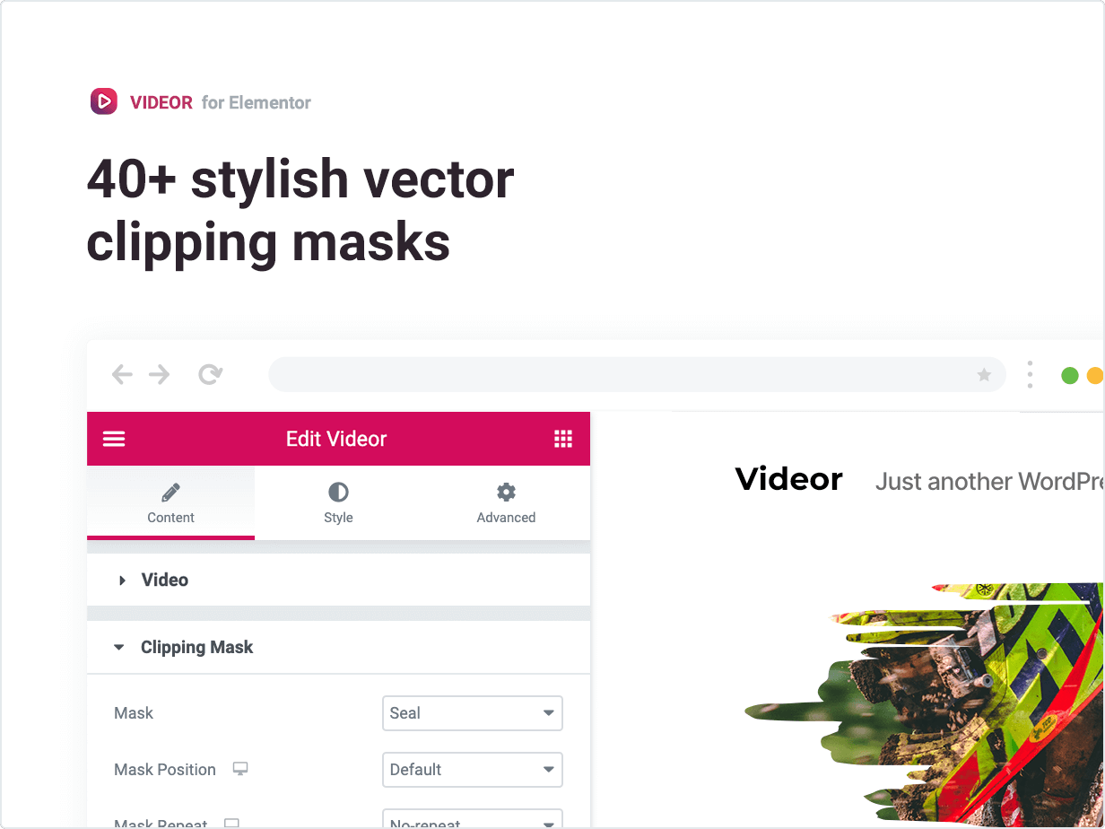 40+ stylish vector clipping masks