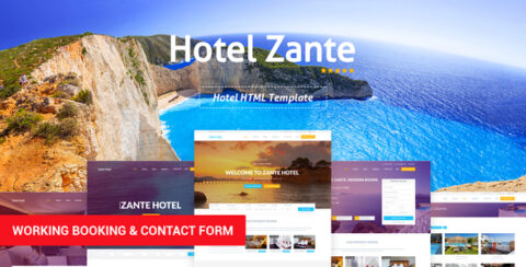 Zante - Hotel Template