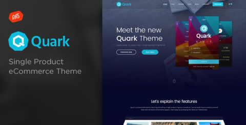 Quark - Single Product eCommerce Theme