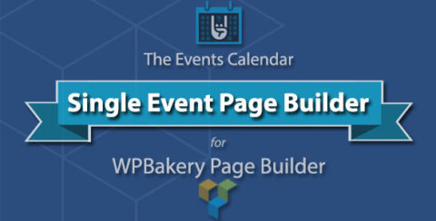 The Events Calendar Single Event Page Builder