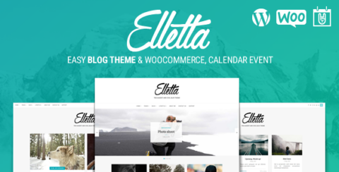 Elletta - Blog News, Calendar & Shop Theme WordPress